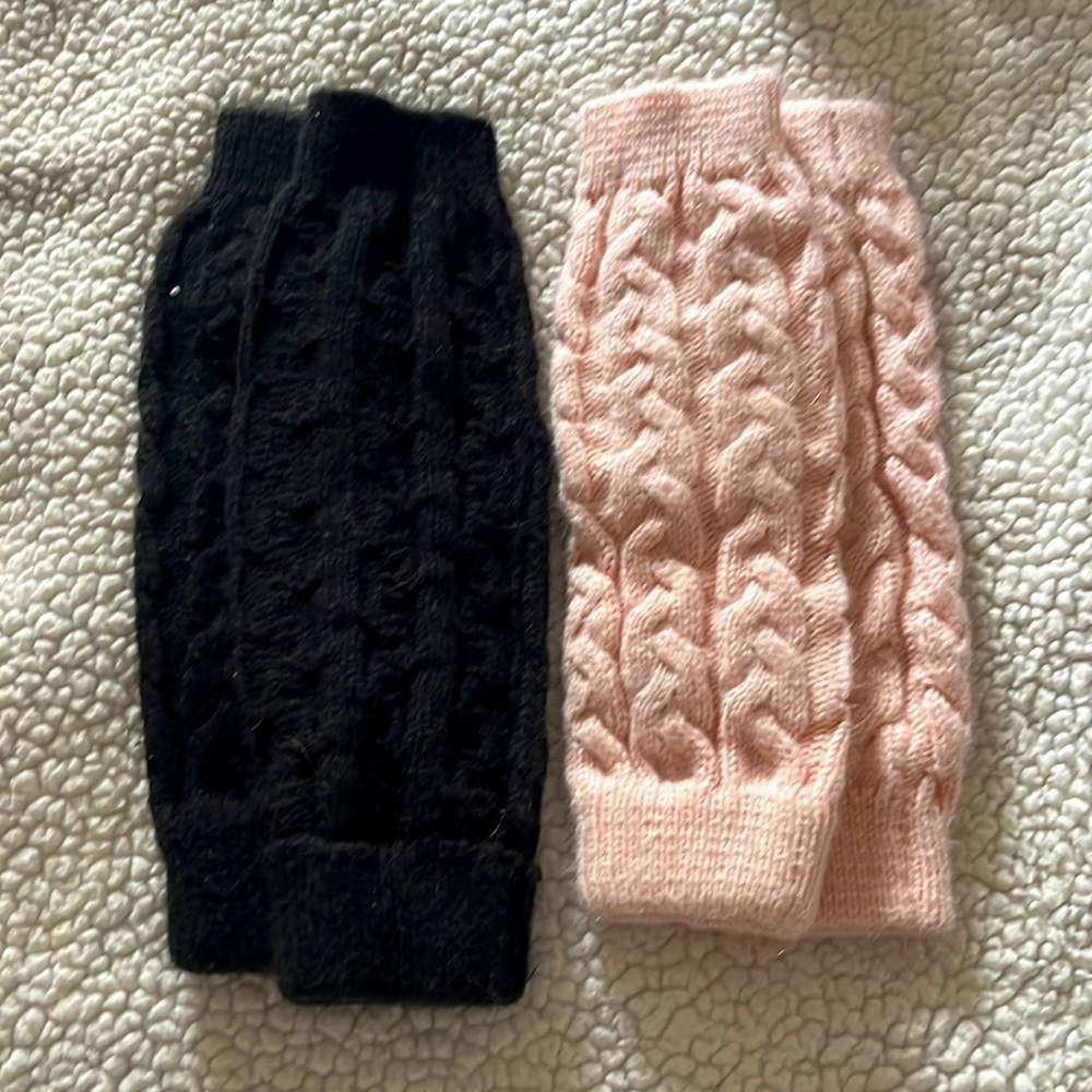 Girls ballet leg warmers